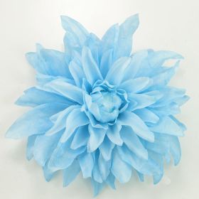 Aqua Blue Flower Pin