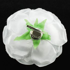 Fabric Flower pin brooch