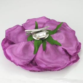 Fabric Flower brooch