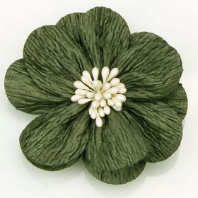 Wrinkle Flower pin