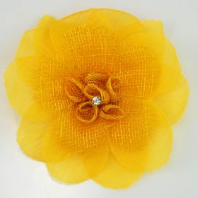 Artificial flower pin brooches